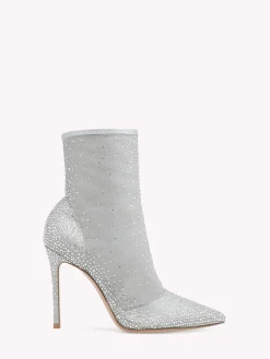 Booties-Gianvito Rossi AURORA SILVER