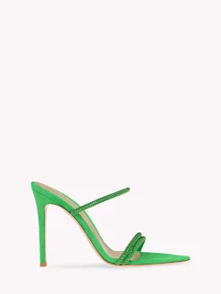 Mules-Gianvito Rossi CANNES GREEN SUEDE
