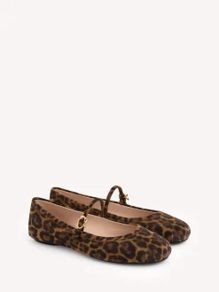 Flats-Gianvito Rossi CARLA LEOPARD PRINT
