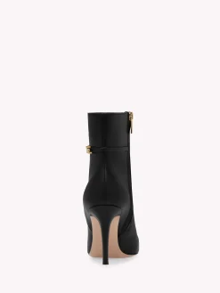Booties-Gianvito Rossi CARREY BOOTIE 85 BLACK LEATHER