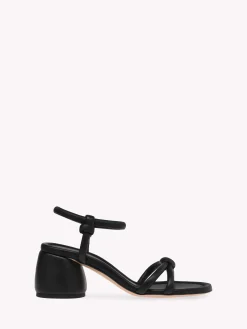 Sandals-Gianvito Rossi CASSIS BLACK LEATHER