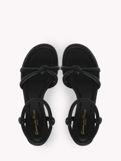 Sandals-Gianvito Rossi CASSIS BLACK LEATHER