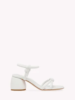 Sandals-Gianvito Rossi CASSIS WHITE LEATHER