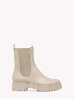 Booties-Gianvito Rossi CHESTER MOUSSE BEIGE CALF