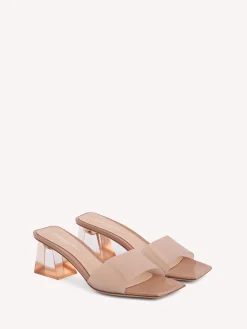 Mules|Plexi-Gianvito Rossi COSMIC PINK