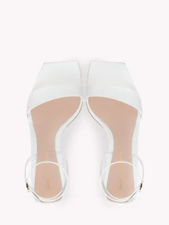 Sandals-Gianvito Rossi COSMIC SANDAL WHITE LEATHER