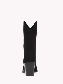 Booties-Gianvito Rossi DENVER BLACK SUEDE