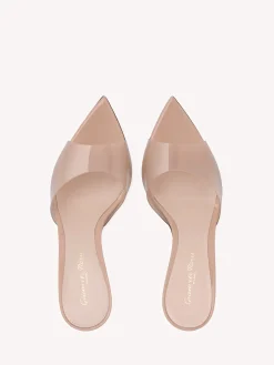 Mules|Plexi-Gianvito Rossi ELLE 85 NEUTRALS
