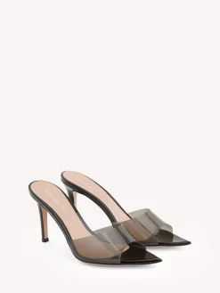 Mules|Plexi-Gianvito Rossi ELLE 85 BLACK