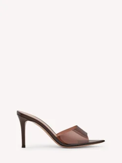 Mules|Plexi-Gianvito Rossi ELLE 85 BROWN