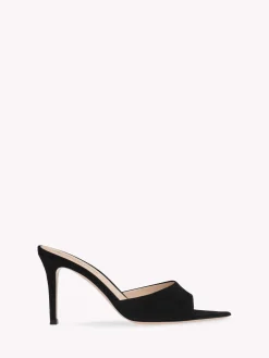 Mules-Gianvito Rossi ELLE 85 BLACK SUEDE