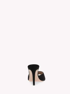 Mules-Gianvito Rossi ELLE 85 BLACK SUEDE