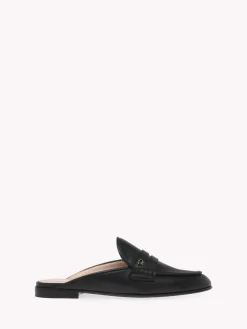Mules-Gianvito Rossi FLORIO BLACK LEATHER