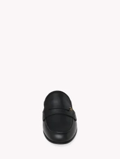 Mules-Gianvito Rossi FLORIO BLACK LEATHER