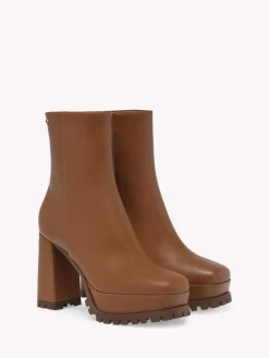 Booties-Gianvito Rossi HARLEM BROWN