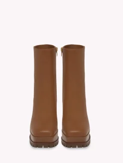 Booties-Gianvito Rossi HARLEM BROWN