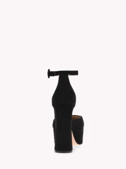 Pumps-Gianvito Rossi HOLLY D'ORSAY BLACK SUEDE