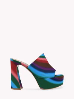 Mules-Gianvito Rossi HOLLY MULE MULTICOLOR