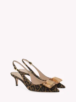Pumps|Jaipur-Gianvito Rossi JAIPUR SLING 55 LEOPARD PRINT