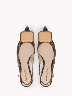 Pumps|Jaipur-Gianvito Rossi JAIPUR SLING 55 LEOPARD PRINT
