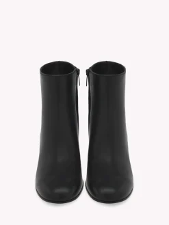 Booties-Gianvito Rossi JOELLE 45 BLACK LEATHER