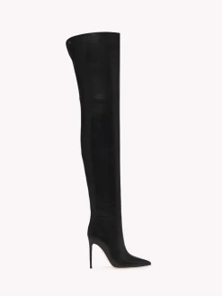 Boots-Gianvito Rossi JOY CUISSARD BLACK LEATHER