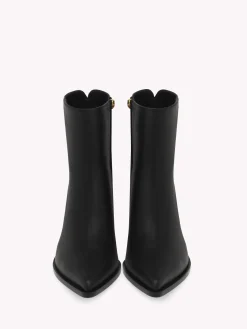 Booties-Gianvito Rossi KINNEY BLACK LEATHER