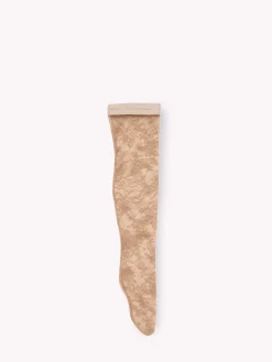Accessories-Gianvito Rossi LACE SOCKS PINK