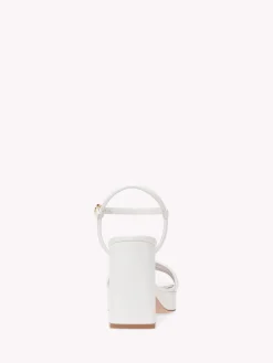 Sandals-Gianvito Rossi LENA WHITE LEATHER
