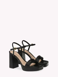 Sandals-Gianvito Rossi LENA BLACK LEATHER