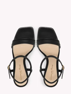 Sandals-Gianvito Rossi LENA BLACK LEATHER