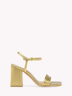 Sandals-Gianvito Rossi LENA 85 GOLD