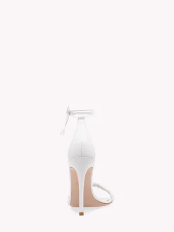 Sandals-Gianvito Rossi LEOMI WHITE LEATHER