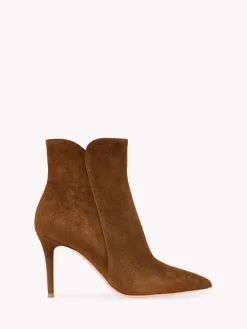 Booties-Gianvito Rossi LEVY 85 BROWN