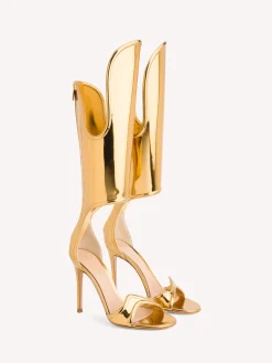 Sandals-Gianvito Rossi LUCREZIA BOOT GOLD