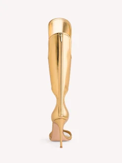 Sandals-Gianvito Rossi LUCREZIA BOOT GOLD