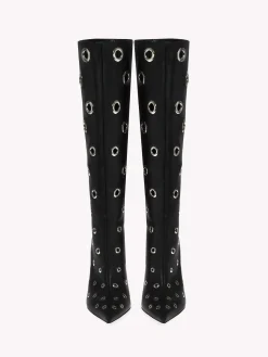 Boots-Gianvito Rossi LYDIA BOOT BLACK LEATHER