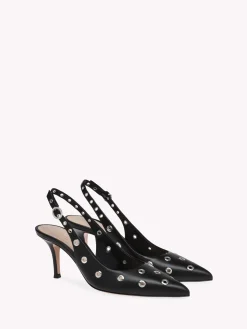 Pumps-Gianvito Rossi LYDIA SLING BLACK LEATHER