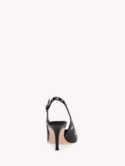 Pumps-Gianvito Rossi LYDIA SLING BLACK LEATHER