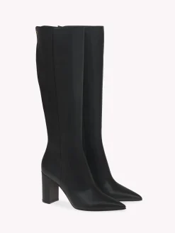 Boots-Gianvito Rossi LYELL BOOT BLACK LEATHER