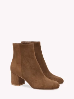 Booties-Gianvito Rossi MARGAUX MID BOOTIE BROWN