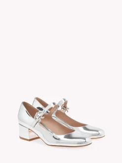 Pumps-Gianvito Rossi MARY RIBBON SILVER
