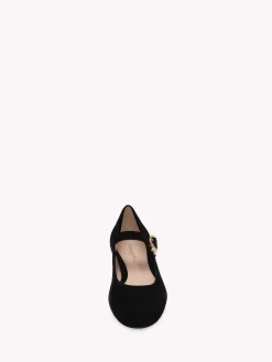 Flats-Gianvito Rossi MARY RIBBON 05 BLACK