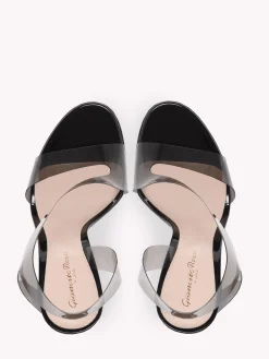 Sandals|Plexi-Gianvito Rossi METROPOLIS BLACK