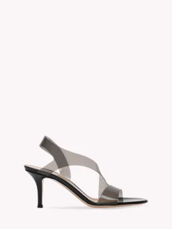 Sandals|Plexi-Gianvito Rossi METROPOLIS 70 BLACK