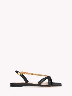 Flats-Gianvito Rossi MINERVA 05 BLACK LEATHER