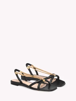Flats-Gianvito Rossi MINERVA 05 BLACK LEATHER