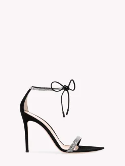 Sandals|Signatures-Gianvito Rossi MONTECARLO BLACK SUEDE