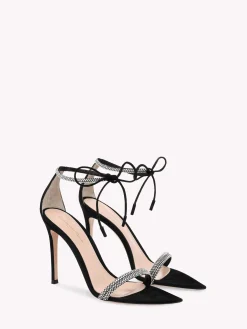 Sandals|Signatures-Gianvito Rossi MONTECARLO BLACK SUEDE