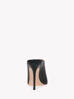 Mules-Gianvito Rossi NOVA BLACK LEATHER